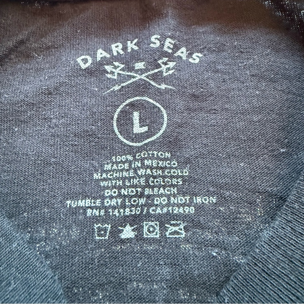 Black Short Sleeve Crew Neck Tee - Picture 3 of 5